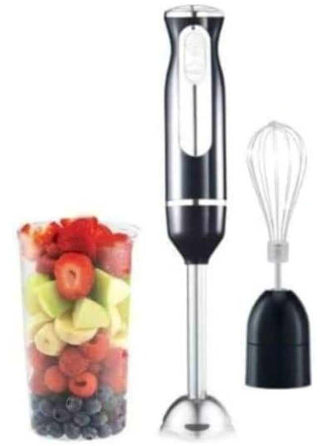 هاند بلندر 3×1 بقوة 600 وات – دراع معدني مضاد للصدأ، استخدام ساخن وبارد مع دورق معيار ومضرب خفق H - Image 2